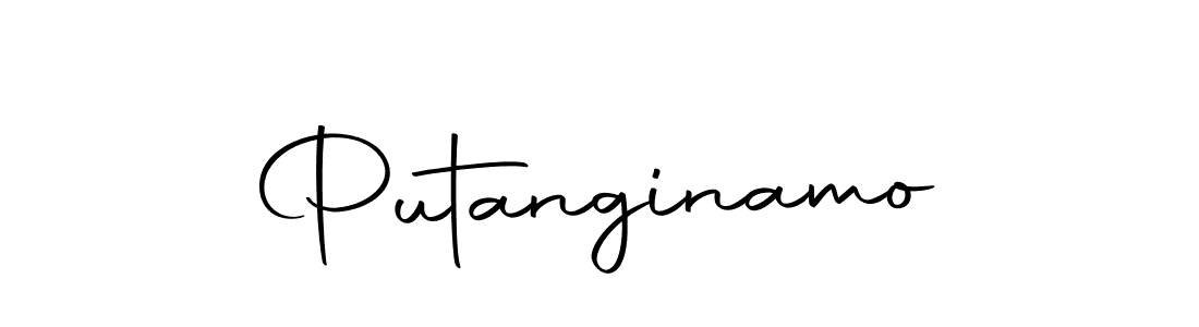 Use a signature maker to create a handwritten signature online. With this signature software, you can design (Autography-DOLnW) your own signature for name Putanginamo. Putanginamo signature style 10 images and pictures png