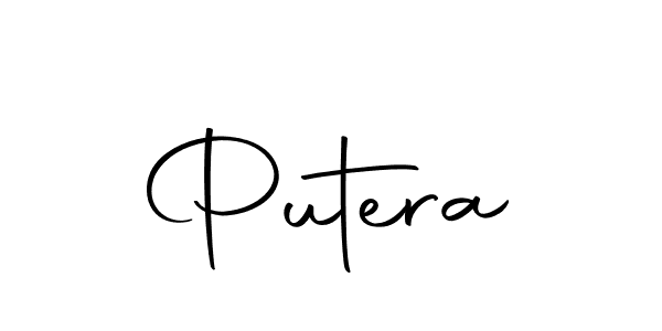 Create a beautiful signature design for name Putera. With this signature (Autography-DOLnW) fonts, you can make a handwritten signature for free. Putera signature style 10 images and pictures png