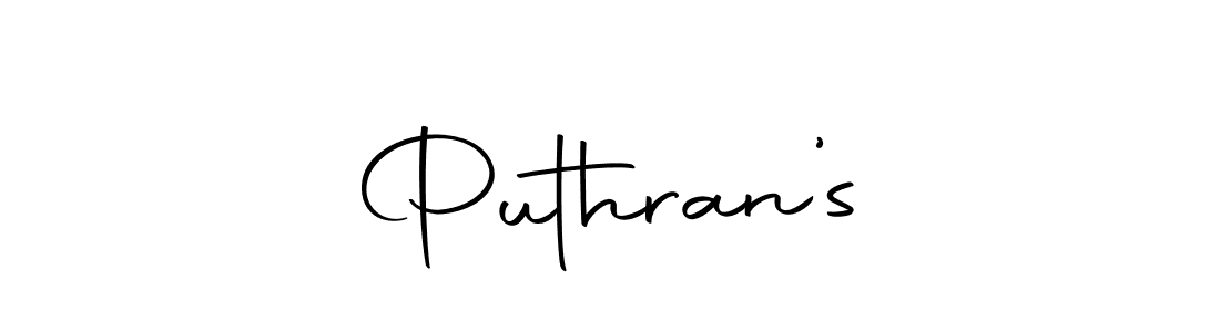 Create a beautiful signature design for name Puthran’s. With this signature (Autography-DOLnW) fonts, you can make a handwritten signature for free. Puthran’s signature style 10 images and pictures png