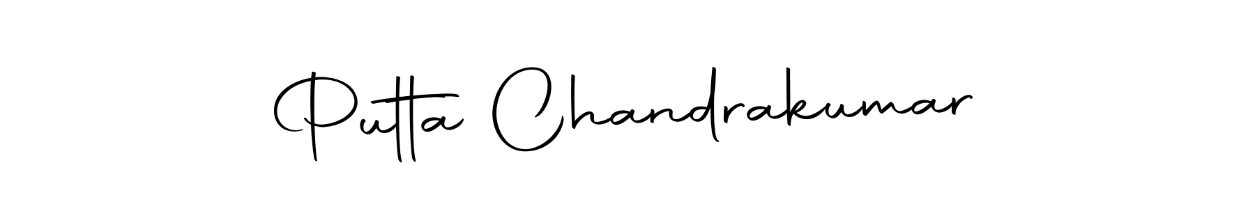 Make a short Putta Chandrakumar signature style. Manage your documents anywhere anytime using Autography-DOLnW. Create and add eSignatures, submit forms, share and send files easily. Putta Chandrakumar signature style 10 images and pictures png