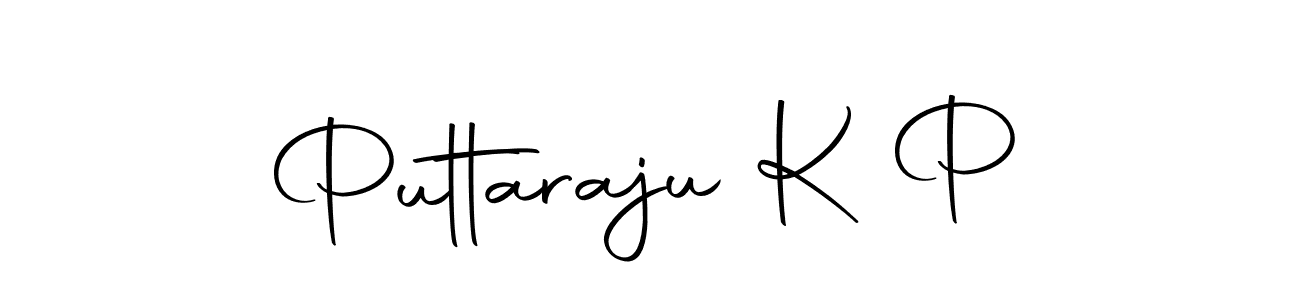 Design your own signature with our free online signature maker. With this signature software, you can create a handwritten (Autography-DOLnW) signature for name Puttaraju K P. Puttaraju K P signature style 10 images and pictures png