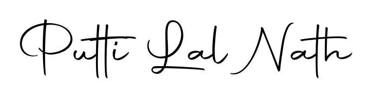 Designed for modern professionals: Putti Lal Nath name signature crafted with Autography-DOLnW script. Ready for digital PDF workflows. Putti Lal Nath signature style 10 images and pictures png