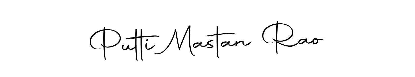 Putti Mastan Rao stylish signature style. Best Handwritten Sign (Autography-DOLnW) for my name. Handwritten Signature Collection Ideas for my name Putti Mastan Rao. Putti Mastan Rao signature style 10 images and pictures png