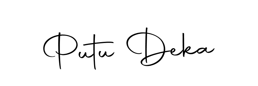 Make a short Putu Deka signature style. Manage your documents anywhere anytime using Autography-DOLnW. Create and add eSignatures, submit forms, share and send files easily. Putu Deka signature style 10 images and pictures png