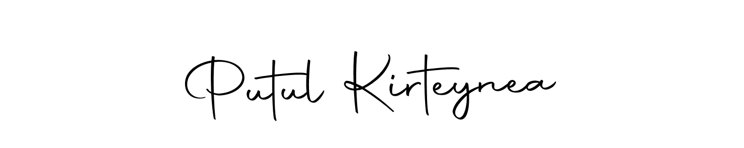 Create a beautiful signature design for name Putul Kirteynea. With this signature (Autography-DOLnW) fonts, you can make a handwritten signature for free. Putul Kirteynea signature style 10 images and pictures png