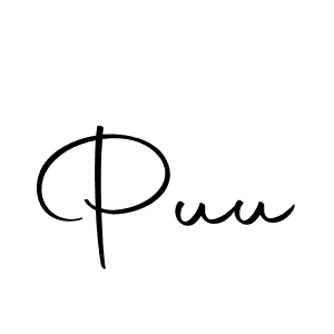 Also we have Puu name is the best signature style. Create professional handwritten signature collection using Autography-DOLnW autograph style. Puu signature style 10 images and pictures png