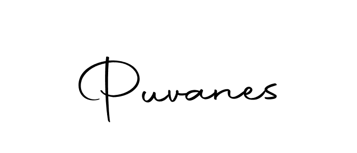 You should practise on your own different ways (Autography-DOLnW) to write your name (Puvanes) in signature. don't let someone else do it for you. Puvanes signature style 10 images and pictures png