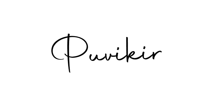 if you are searching for the best signature style for your name Puvikir. so please give up your signature search. here we have designed multiple signature styles  using Autography-DOLnW. Puvikir signature style 10 images and pictures png