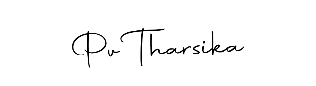 Design your own signature with our free online signature maker. With this signature software, you can create a handwritten (Autography-DOLnW) signature for name Pv Tharsika. Pv Tharsika signature style 10 images and pictures png