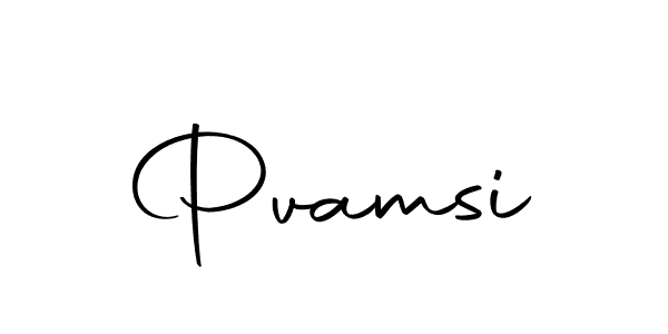 How to make Pvamsi signature? Autography-DOLnW is a professional autograph style. Create handwritten signature for Pvamsi name. Pvamsi signature style 10 images and pictures png