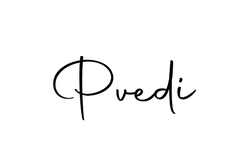 You should practise on your own different ways (Autography-DOLnW) to write your name (Pvedi) in signature. don't let someone else do it for you. Pvedi signature style 10 images and pictures png