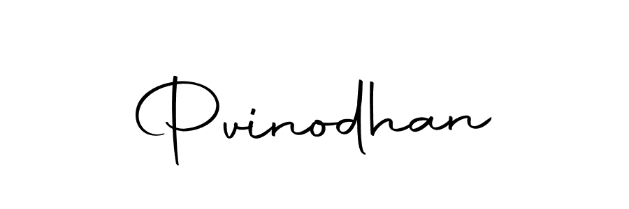 Make a beautiful signature design for name Pvinodhan. With this signature (Autography-DOLnW) style, you can create a handwritten signature for free. Pvinodhan signature style 10 images and pictures png
