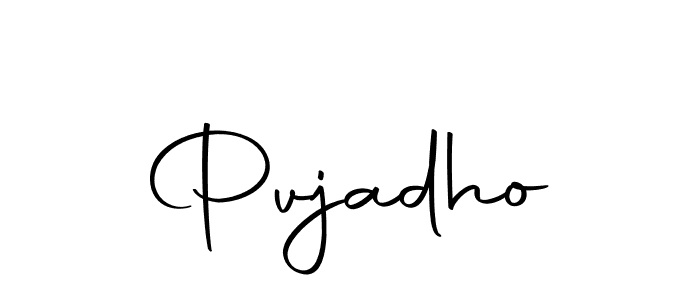 if you are searching for the best signature style for your name Pvjadho. so please give up your signature search. here we have designed multiple signature styles  using Autography-DOLnW. Pvjadho signature style 10 images and pictures png