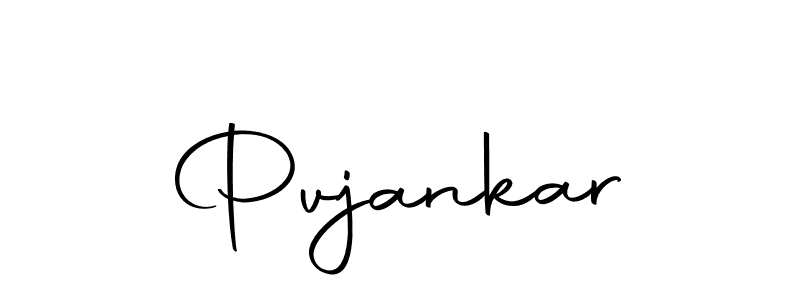 Use a signature maker to create a handwritten signature online. With this signature software, you can design (Autography-DOLnW) your own signature for name Pvjankar. Pvjankar signature style 10 images and pictures png