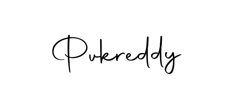 Create a beautiful signature design for name Pvkreddy. With this signature (Autography-DOLnW) fonts, you can make a handwritten signature for free. Pvkreddy signature style 10 images and pictures png