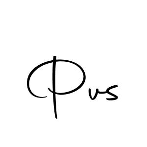 You should practise on your own different ways (Autography-DOLnW) to write your name (Pvs) in signature. don't let someone else do it for you. Pvs signature style 10 images and pictures png