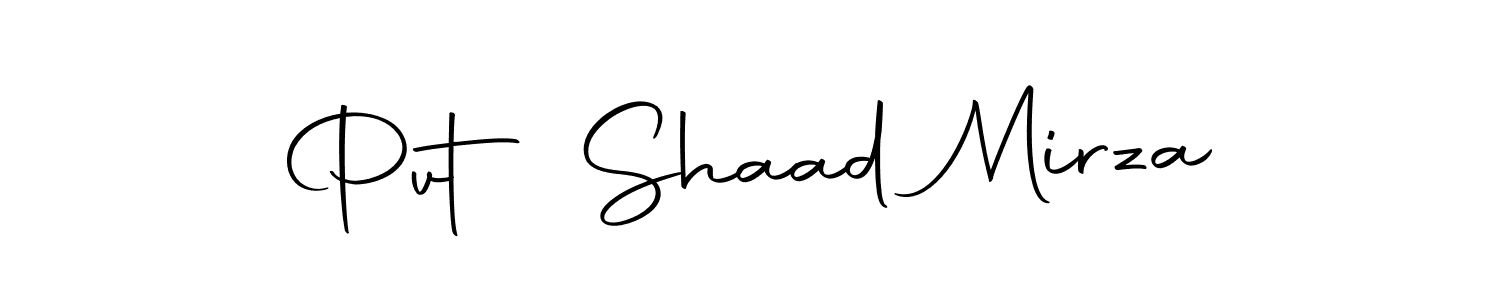 Autography-DOLnW is a professional signature style that is perfect for those who want to add a touch of class to their signature. It is also a great choice for those who want to make their signature more unique. Get Pvt Shaad Mirza name to fancy signature for free. Pvt Shaad Mirza signature style 10 images and pictures png