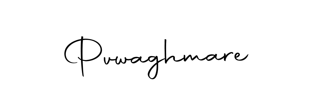 Pvwaghmare stylish signature style. Best Handwritten Sign (Autography-DOLnW) for my name. Handwritten Signature Collection Ideas for my name Pvwaghmare. Pvwaghmare signature style 10 images and pictures png