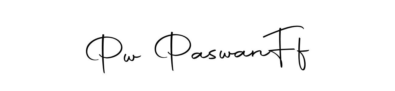 Make a beautiful signature design for name Pw Paswan  Ff. With this signature (Autography-DOLnW) style, you can create a handwritten signature for free. Pw Paswan  Ff signature style 10 images and pictures png