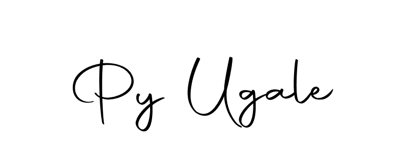 You should practise on your own different ways (Autography-DOLnW) to write your name (Py Ugale) in signature. don't let someone else do it for you. Py Ugale signature style 10 images and pictures png