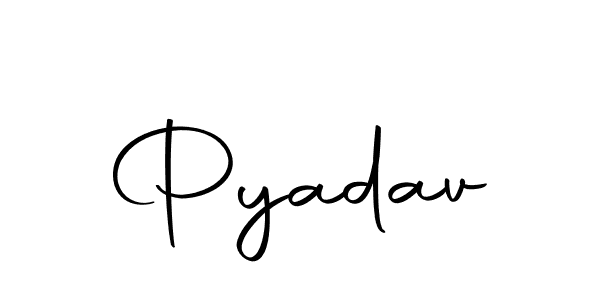 How to make Pyadav signature? Autography-DOLnW is a professional autograph style. Create handwritten signature for Pyadav name. Pyadav signature style 10 images and pictures png