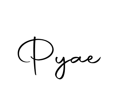 You should practise on your own different ways (Autography-DOLnW) to write your name (Pyae) in signature. don't let someone else do it for you. Pyae signature style 10 images and pictures png