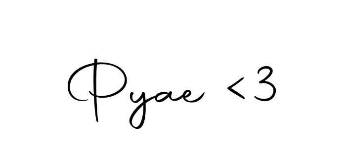 Autography-DOLnW is a professional signature style that is perfect for those who want to add a touch of class to their signature. It is also a great choice for those who want to make their signature more unique. Get Pyae <3 name to fancy signature for free. Pyae <3 signature style 10 images and pictures png