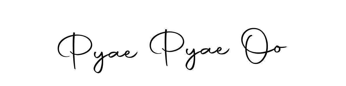 How to make Pyae Pyae Oo signature? Autography-DOLnW is a professional autograph style. Create handwritten signature for Pyae Pyae Oo name. Pyae Pyae Oo signature style 10 images and pictures png