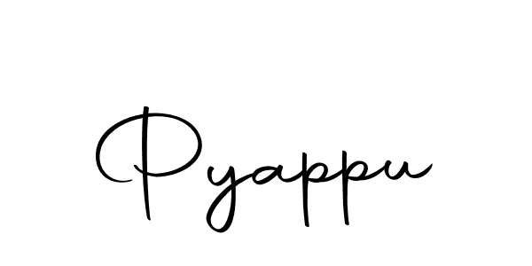 Pyappu stylish signature style. Best Handwritten Sign (Autography-DOLnW) for my name. Handwritten Signature Collection Ideas for my name Pyappu. Pyappu signature style 10 images and pictures png