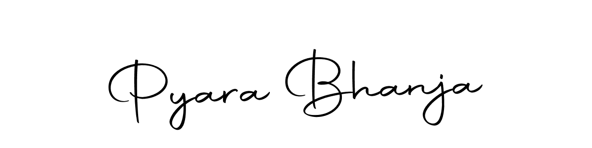 The best way (Autography-DOLnW) to make a short signature is to pick only two or three words in your name. The name Pyara Bhanja include a total of six letters. For converting this name. Pyara Bhanja signature style 10 images and pictures png