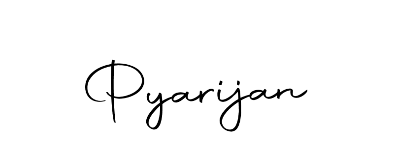 How to make Pyarijan signature? Autography-DOLnW is a professional autograph style. Create handwritten signature for Pyarijan name. Pyarijan signature style 10 images and pictures png