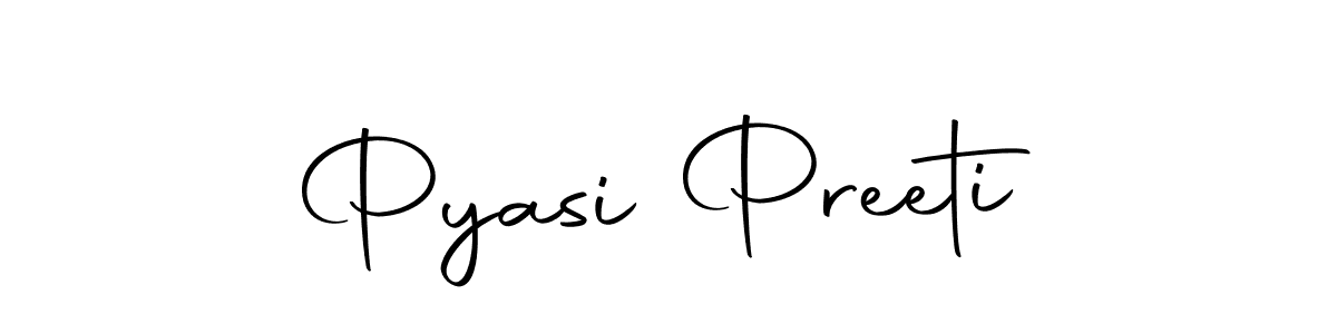 Also we have Pyasi Preeti name is the best signature style. Create professional handwritten signature collection using Autography-DOLnW autograph style. Pyasi Preeti signature style 10 images and pictures png