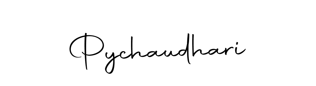Design your own signature with our free online signature maker. With this signature software, you can create a handwritten (Autography-DOLnW) signature for name Pychaudhari. Pychaudhari signature style 10 images and pictures png