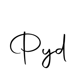 Similarly Autography-DOLnW is the best handwritten signature design. Signature creator online .You can use it as an online autograph creator for name Pyd. Pyd signature style 10 images and pictures png