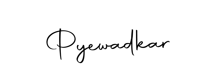 Use a signature maker to create a handwritten signature online. With this signature software, you can design (Autography-DOLnW) your own signature for name Pyewadkar. Pyewadkar signature style 10 images and pictures png