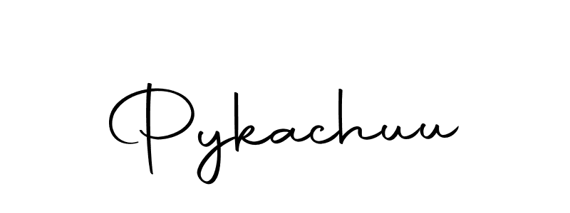 Pykachuu stylish signature style. Best Handwritten Sign (Autography-DOLnW) for my name. Handwritten Signature Collection Ideas for my name Pykachuu. Pykachuu signature style 10 images and pictures png