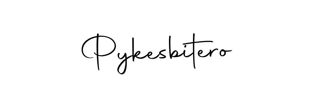 Make a beautiful signature design for name Pykesbitero. With this signature (Autography-DOLnW) style, you can create a handwritten signature for free. Pykesbitero signature style 10 images and pictures png