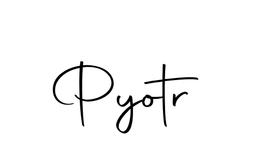 How to make Pyotr signature? Autography-DOLnW is a professional autograph style. Create handwritten signature for Pyotr name. Pyotr signature style 10 images and pictures png