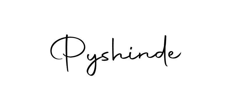 You should practise on your own different ways (Autography-DOLnW) to write your name (Pyshinde) in signature. don't let someone else do it for you. Pyshinde signature style 10 images and pictures png