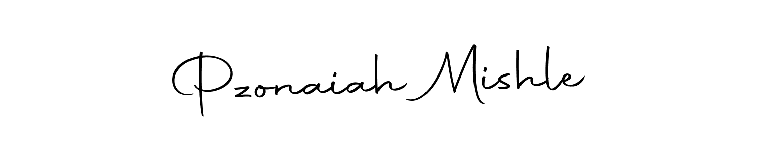 Make a beautiful signature design for name Pzonaiah Mishle. With this signature (Autography-DOLnW) style, you can create a handwritten signature for free. Pzonaiah Mishle signature style 10 images and pictures png