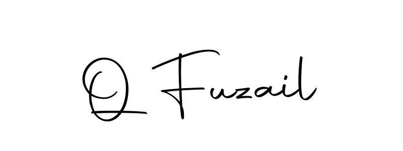 Here are the top 10 professional signature styles for the name Q Fuzail. These are the best autograph styles you can use for your name. Q Fuzail signature style 10 images and pictures png
