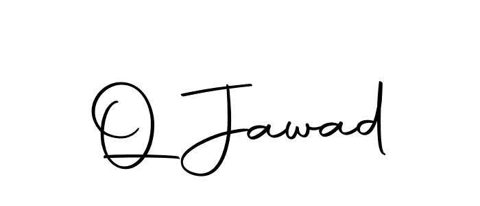 How to make Q Jawad signature? Autography-DOLnW is a professional autograph style. Create handwritten signature for Q Jawad name. Q Jawad signature style 10 images and pictures png