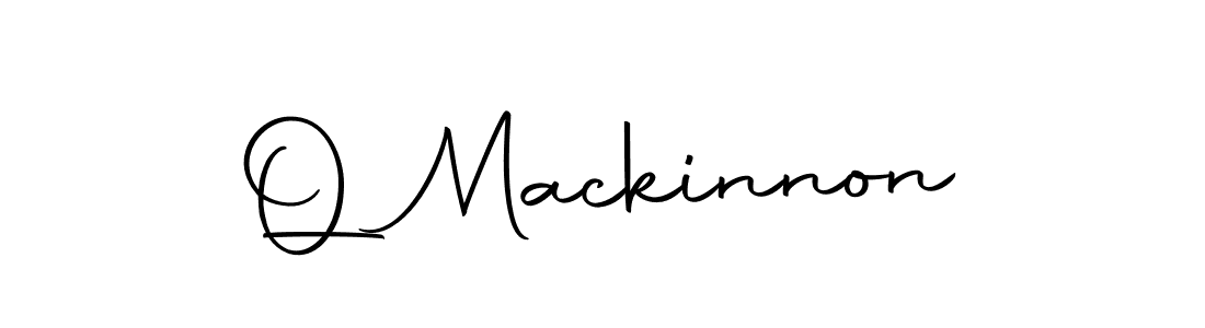Make a beautiful signature design for name Q Mackinnon. With this signature (Autography-DOLnW) style, you can create a handwritten signature for free. Q Mackinnon signature style 10 images and pictures png
