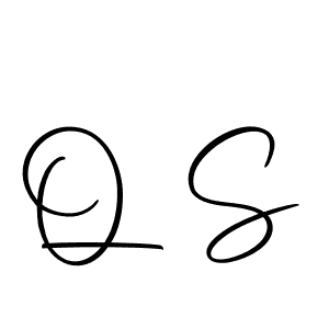 Also we have Q S name is the best signature style. Create professional handwritten signature collection using Autography-DOLnW autograph style. Q S signature style 10 images and pictures png
