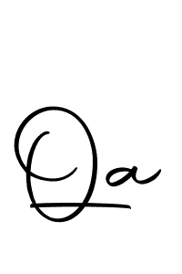 How to make Qa signature? Autography-DOLnW is a professional autograph style. Create handwritten signature for Qa name. Qa signature style 10 images and pictures png