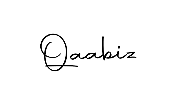 How to make Qaabiz name signature. Use Autography-DOLnW style for creating short signs online. This is the latest handwritten sign. Qaabiz signature style 10 images and pictures png