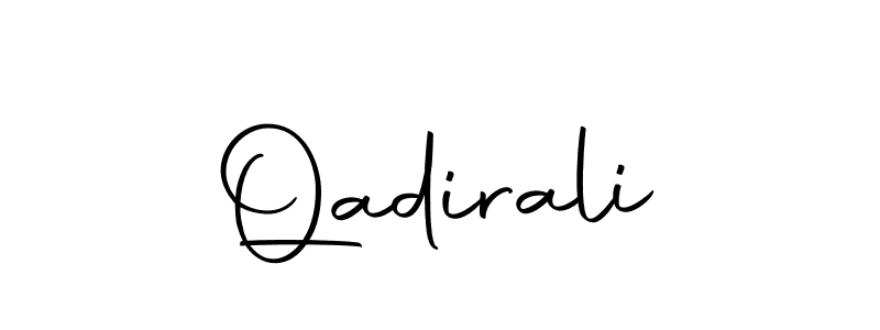 How to make Qadirali signature? Autography-DOLnW is a professional autograph style. Create handwritten signature for Qadirali name. Qadirali signature style 10 images and pictures png
