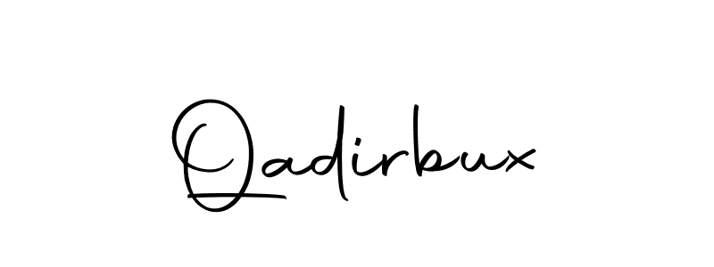 Qadirbux stylish signature style. Best Handwritten Sign (Autography-DOLnW) for my name. Handwritten Signature Collection Ideas for my name Qadirbux. Qadirbux signature style 10 images and pictures png