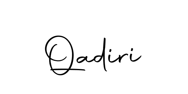 Also we have Qadiri name is the best signature style. Create professional handwritten signature collection using Autography-DOLnW autograph style. Qadiri signature style 10 images and pictures png