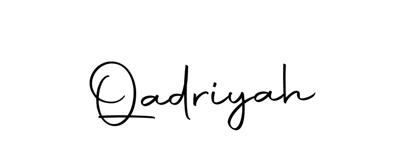 Also we have Qadriyah name is the best signature style. Create professional handwritten signature collection using Autography-DOLnW autograph style. Qadriyah signature style 10 images and pictures png